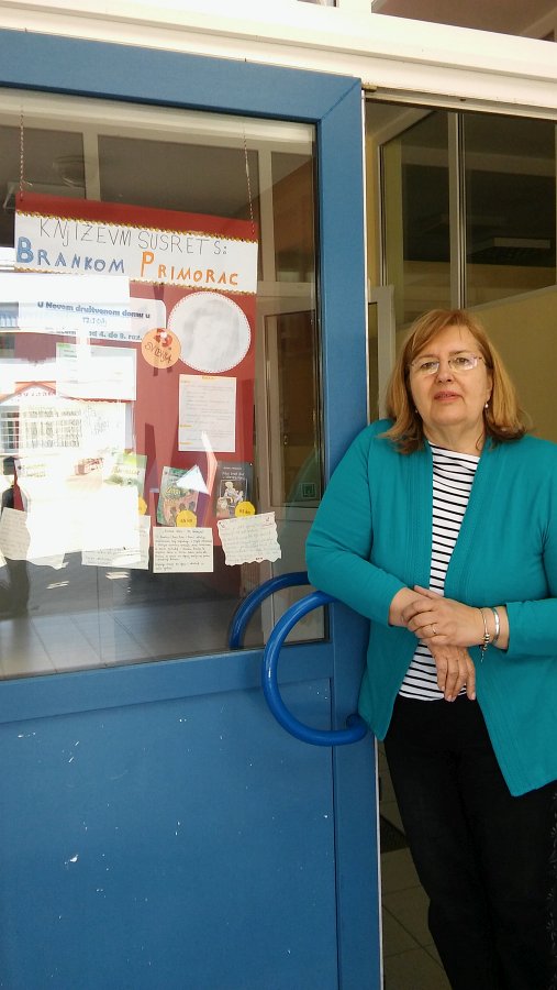 KNJIŽEVNI SUSRET Ispred OŠ Molve